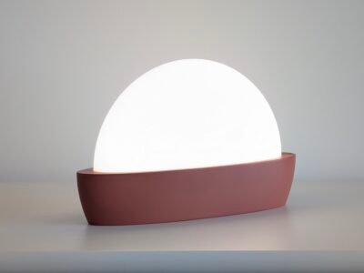 Lampe Floating Sun peinte
